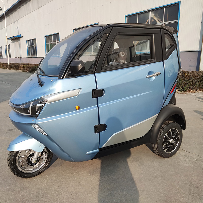 EU Standard 2 Seats Tuk Tuk Low Speed Electric Passenger Motor Tricycle